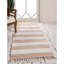 Tapis jaune et ivoire en coton noué à la main Johnie-194562722