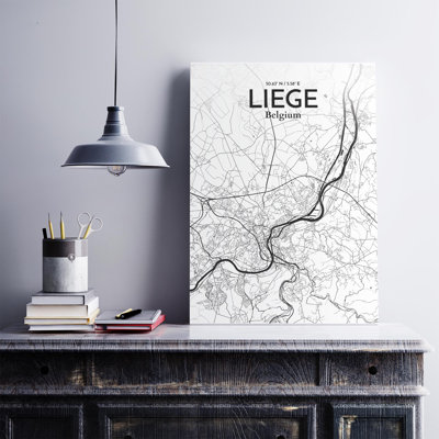 «Liege City Map», impression