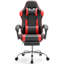 Fauteuil de jeu inclinable ergonomique et réglable, chaise de bureau à haut dossier avec support lombaire, appui-tête et repose-pieds-455252686