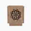 Mango Wooden 2 Shelved Double-Doored Cabinet Bedside Table/Side Table - Decorative Floral Lattice Design