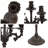 17'' H Tabletop Candelabra