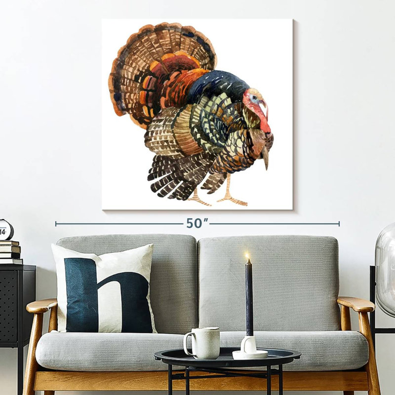 Brampt Turkey, 33" H x 33" W