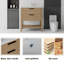 Meuble-lavabo sur pied 36 po avec lavabo à fermeture en douceur pour petites salles de bain 36 po-133397041-133397044