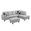 Canapé et chaise longue avec repose-pieds de 103,5 po Palmer-982671618-982671624