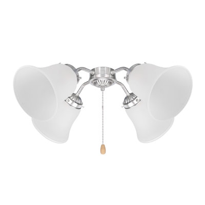Analynn 4.75'' H x 4.875'' W Glass Bell Ceiling Fan Fitter Shade