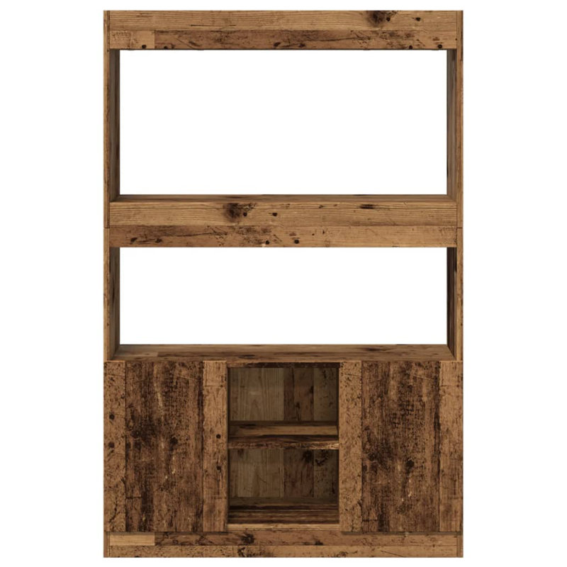 Shuntana 92cm Sideboard, Old Wood