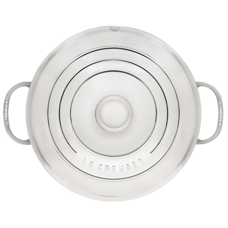 Le Creuset Stainless Steel 4.5 Qt. Rondeau with Lid