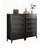 27.6-inch wide five-drawer dressing table/storage cabinet-1876395426