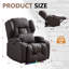 Fauteuil inclinable électrique avec chaleur et massage Wall-1311663760