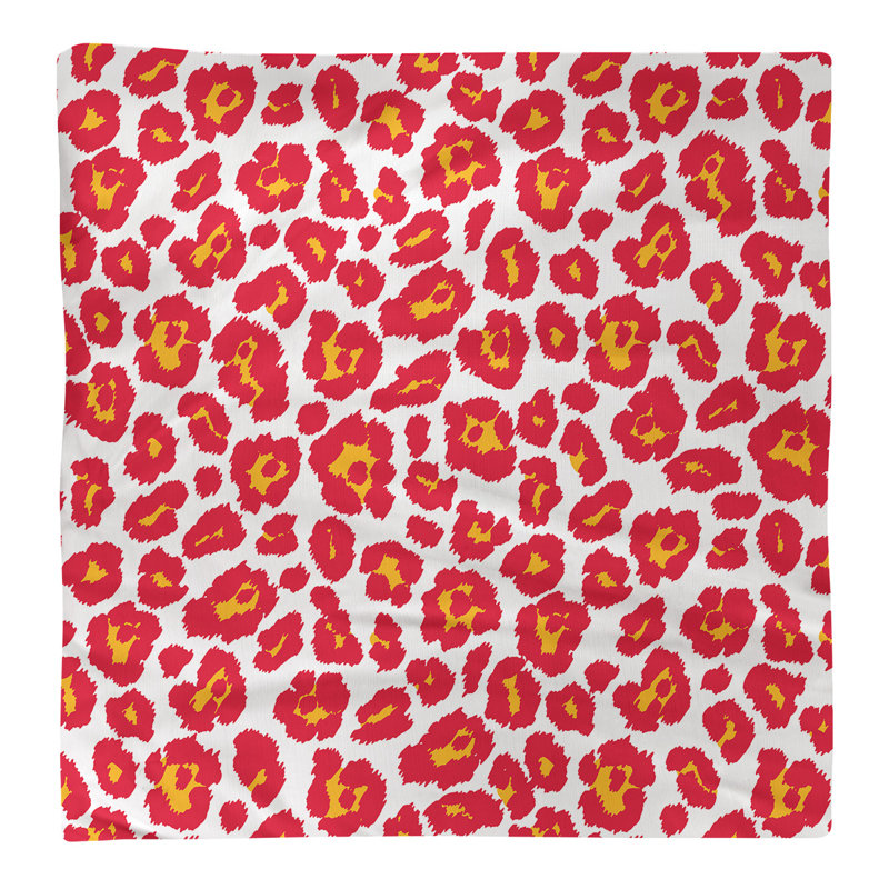 Serviette de foot Kansas City, Blanc / or, 22 po x 22 po