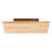 10.6" Modern Farmhouse Rectangular Wood LED Flush Mount Ceiling Light