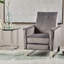 Fauteuil inclinable à pieds hauts en métal