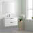 32"Wall Mounted Bathroom Vanity with Ceramic Sink
