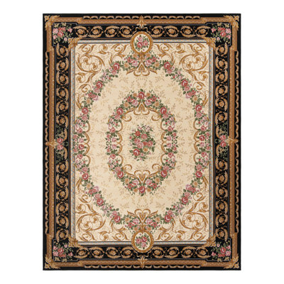 Indoor/Outdoor Traditional Area Rug