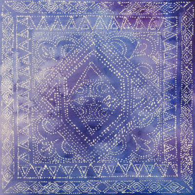 Batik Nebula I by Grace Popp - Wrapped Canvas Print