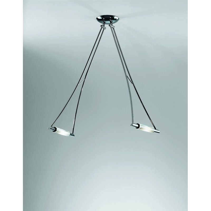 Design Pendant Light 2 Flames Fontenay