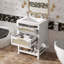 Meuble-lavabo avec lavabo intégré en céramique et deux tiroirs-1349015739