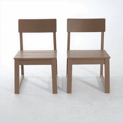 Chaise de jardin d'extérieur, design moderniste avec dossier