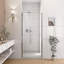 Porte de douche pivotante semi-sans cadre-127317853