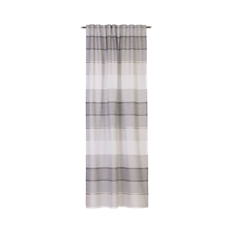 Mannsville Semi Sheer Curtain, Grey