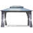 13 pi. L 10 pi. D Pavillon de jardin en aluminium