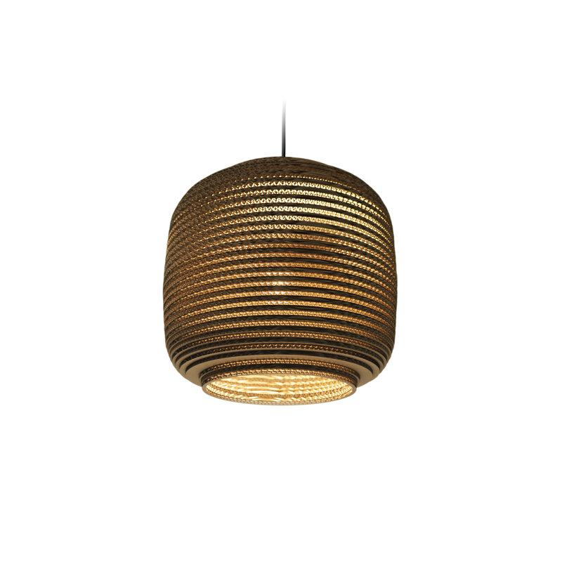 Scraplights Ausi 14 Pendant White, 14" H x 14.5" W x 14.5" D, White