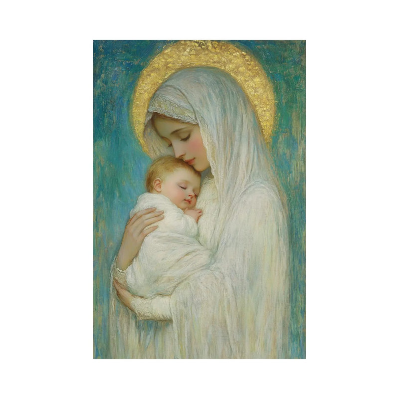 «Divine Love», reproduction d'art sur toile tendue, 40 po x 26 po, Toile tendue avec châssis, Sans cadre