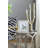 Orovada White Marble Matte Picture Frame with Mat