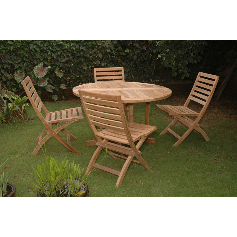 Milena Outdoor - Piece Dining Set with Cushions, (No Cushion)