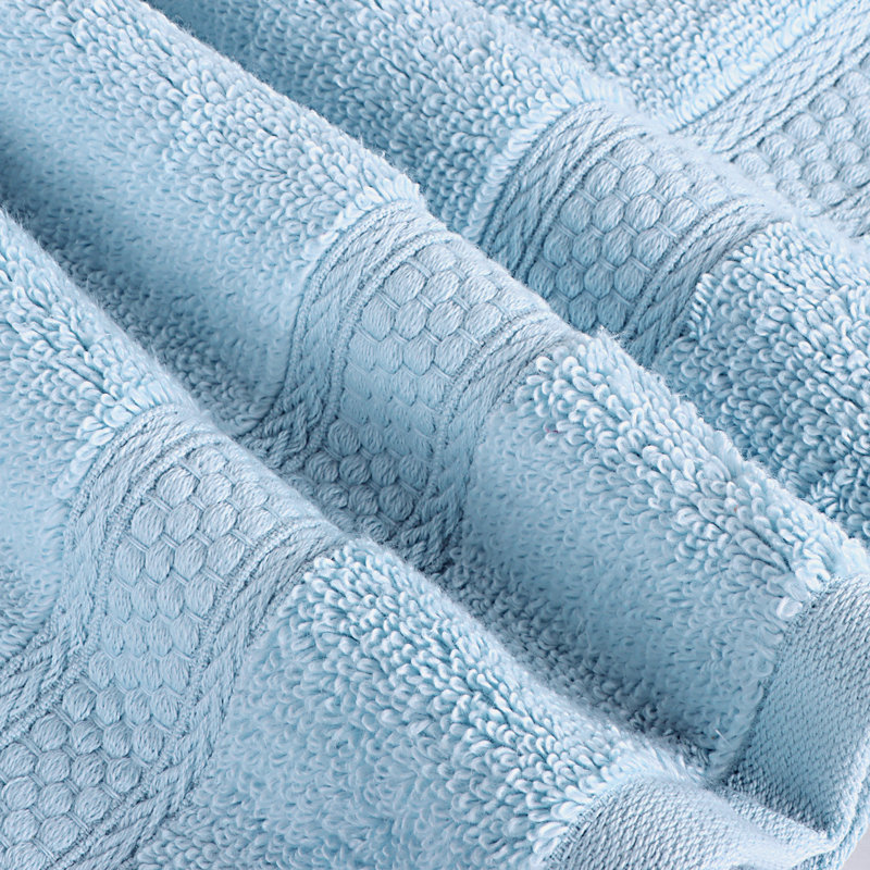 Capavella - Ensemble de draps de bain de qualité supérieure ultra absorbant à séchage rapide, Bleu Chambray