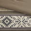 Édredon à chevrons 5 pièces avec coussins 5 pièces, brun pour lit double / grand. Composé de tissu à chevrons, de tissu lavable et nettoyant pour les taches avec coussin double / grand en brun. Tissu, lavable à la machine