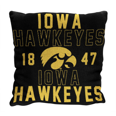 NCAA Collegiate Stacked Throw Pillow, College Fan Decor, 20x20 Inches