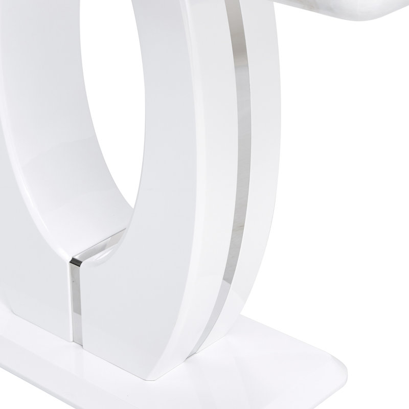 Table de bar rectangulaire gracieuse Graceful pour bistro, chambre à coucher, maison - 46,39 po x 18,06 po x 29,89 po