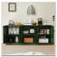 Buffet de 67 pouces avec ondulation moderne et contour arrondi