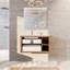Ensemble de meuble-lavabo mural simple 44 po Alhagie