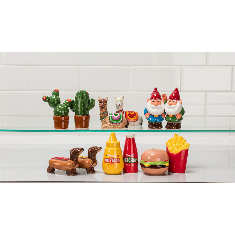 Mr. MJs Ketchup and Mustard Salt and Pepper Shaker Set