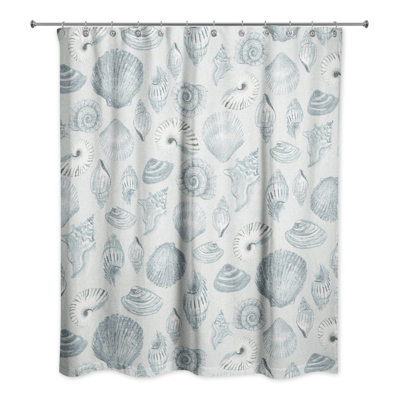 Ariew Shower Curtain, Blue/Gray