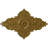 Endurathane Melchor Diamond Ceiling Medallion, 67 1/4"W x 43 3/8"H x 4"ID x 2"P (Fits Canopies up to 4"), Hand-Painted Gold Finish-28584186
