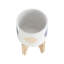 PLAQUE DE FENTES 5/8 "AVEC SUPPORT, BLANC