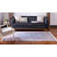Tapis à motif de lattes de bambou bleu Dashamir-1243151815