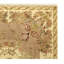 Tapis oriental rectangulaire noué à la main crème / ivoire / olive-90051539