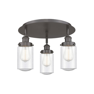 Erkson Glass Flush Mount