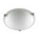 Malibu Flush Mount by Russell Lighting: Sleek Brushed Chrome Design for Modern Spaces