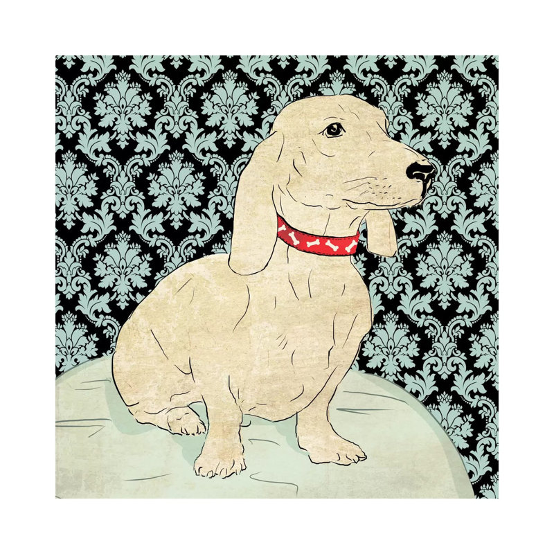 Reggie by Allison Pearce - Wrapped Canvas Painting, 45.72 cm H x 45.72 cm W x 3.175 cm D