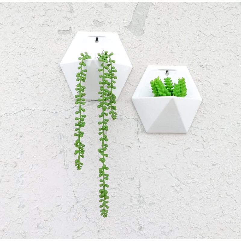 Joclyn Ceramic Wall Planter