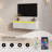 Wall-Mounted TV Stand with 2 Drawers, Floating Entertainment Center for Living Room-597468194-599392148