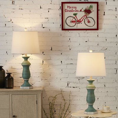 Cayuta 27" Traditional Resin Table Lamp with 3-Way Dimming