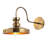 Glam Scandinavian Wall Lamp, Gold Metal Body, 8.7 x 16.5 inches | E27 Socket, Max 40W, IP20 Rated | Stylish Lighting for Living Room, Bedroom & Hallway, Elegant Design with Modern Aesthetic-1960384978