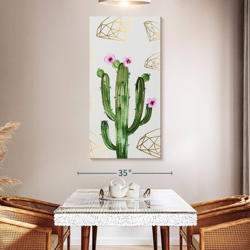 Classy Cactus, 54" H x 27" W