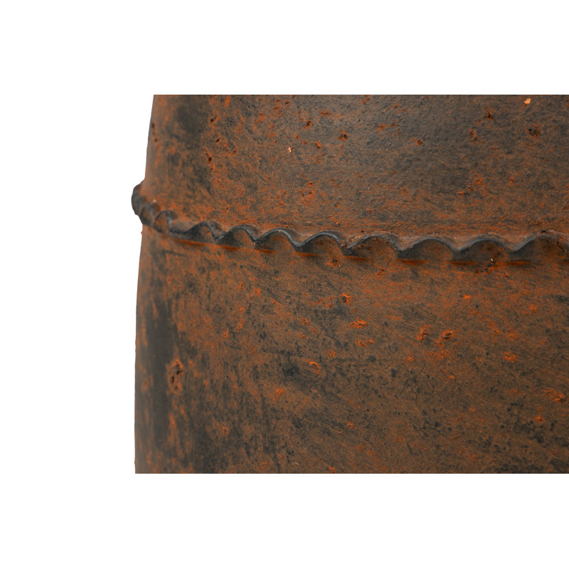 CERAMIC VASE 35X35x43 CM, Brown